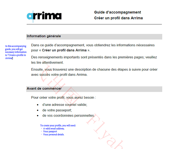 Create%20a%20profile%20in%20Arrima